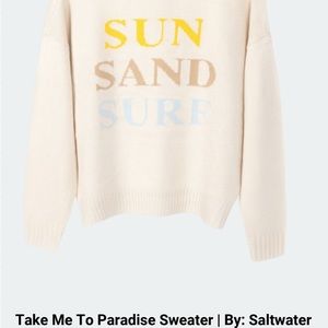 Beachly Saltwater Luxe Take Me To Paradise Sweater
